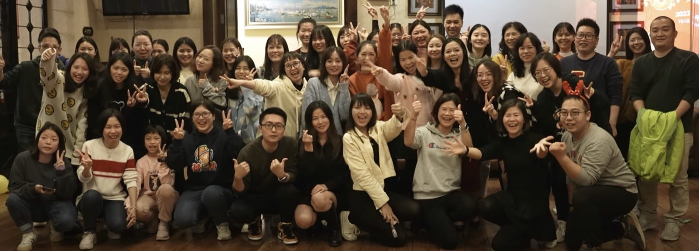 The wider MorePlus team, part of FS International
