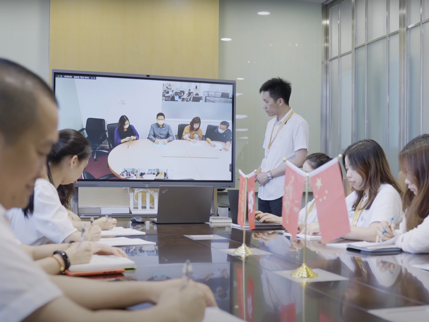 The MorePlus team in a planning meeting